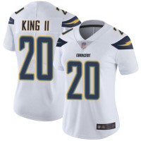 Nike Los Angeles Chargers #20 Desmond King II White Women's Stitched NFL Vapor Untouchable Limited Jersey