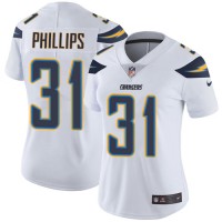 Nike Los Angeles Chargers #31 Adrian Phillips White Women's Stitched NFL Vapor Untouchable Limited Jersey