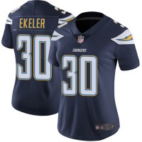 Nike Los Angeles Chargers #30 Austin Ekeler Navy Blue Team Color Women's Stitched NFL Vapor Untouchable Limited Jersey