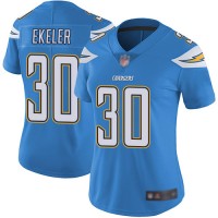 Nike Los Angeles Chargers #30 Austin Ekeler Electric Blue Alternate Women's Stitched NFL Vapor Untouchable Limited Jersey