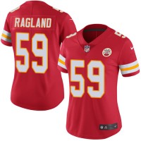 Nike Kansas City Chiefs #59 Reggie Ragland Red Team Color Women's Stitched NFL Vapor Untouchable Limited Jersey
