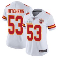 Nike Kansas City Chiefs #53 Anthony Hitchens White Women's Super Bowl LV Bound Stitched NFL Vapor Untouchable Limited Jersey