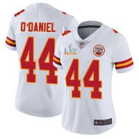 Nike Kansas City Chiefs #44 Dorian O'Daniel White Women's Super Bowl LV Bound Stitched NFL Vapor Untouchable Limited Jersey