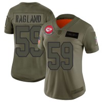 Nike Kansas City Chiefs #59 Reggie Ragland Camo Women's Stitched NFL Limited 2019 Salute to Service Jersey