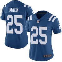 Nike Indianapolis Colts #25 Marlon Mack Royal Blue Team Color Women's Stitched NFL Vapor Untouchable Limited Jersey