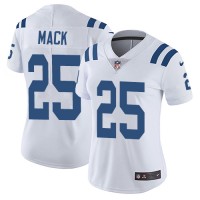 Nike Indianapolis Colts #25 Marlon Mack White Women's Stitched NFL Vapor Untouchable Limited Jersey