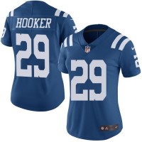 Nike Indianapolis Colts #29 Malik Hooker Royal Blue Women's Stitched NFL Limited Rush Jersey