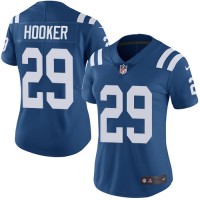 Nike Indianapolis Colts #29 Malik Hooker Royal Blue Team Color Women's Stitched NFL Vapor Untouchable Limited Jersey