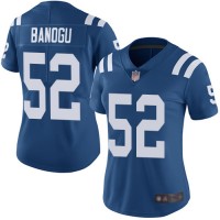 Nike Indianapolis Colts #52 Ben Banogu Royal Blue Team Color Women's Stitched NFL Vapor Untouchable Limited Jersey