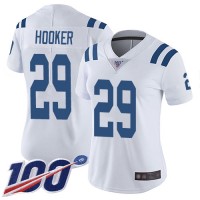Nike Indianapolis Colts #29 Malik Hooker White Women's Stitched NFL 100th Season Vapor Limited Jersey