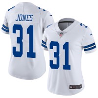 Nike Dallas Cowboys #31 Byron Jones White Women's Stitched NFL Vapor Untouchable Limited Jersey
