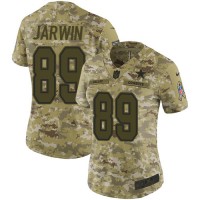 Nike Dallas Cowboys #89 Blake Jarwin Camo Women's Stitched NFL Limited 2018 Salute To Service Jersey