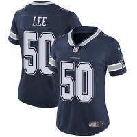 Nike Dallas Cowboys #50 Sean Lee Navy Blue Team Color Women's Stitched NFL Vapor Untouchable Limited Jersey