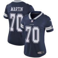 Nike Dallas Cowboys #70 Zack Martin Navy Blue Team Color Women's Stitched NFL Vapor Untouchable Limited Jersey
