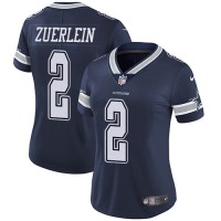 Nike Dallas Cowboys #2 Greg Zuerlein Navy Blue Team Color Women's Stitched NFL Vapor Untouchable Limited Jersey