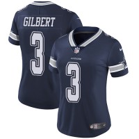 Nike Dallas Cowboys #3 Garrett Gilbert Navy Blue Team Color Women's Stitched NFL Vapor Untouchable Limited Jersey