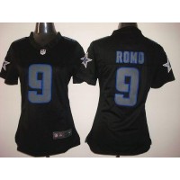 Nike Dallas Cowboys #9 Tony Romo Black Impact Women's Stitched NFL Limited Jersey