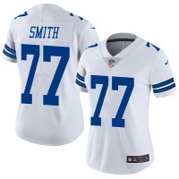 Nike Dallas Cowboys #77 Tyron Smith White Women's Stitched NFL Vapor Untouchable Limited Jersey