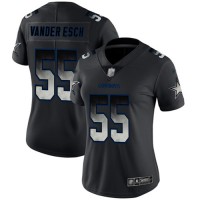 Nike Dallas Cowboys #55 Leighton Vander Esch Black Women's Stitched NFL Vapor Untouchable Limited Smoke Fashion Jersey