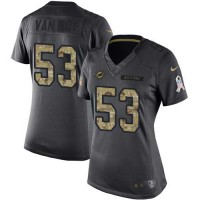 Nike Miami Dolphins #53 Kyle Van Noy Black Women's Stitched NFL Limited 2016 Salute to Service Jersey