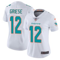 Nike Miami Dolphins #12 Bob Griese White Women's Stitched NFL Vapor Untouchable Limited Jersey