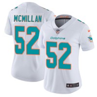 Nike Miami Dolphins #52 Raekwon McMillan White Women's Stitched NFL Vapor Untouchable Limited Jersey