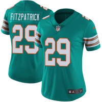 Nike Miami Dolphins #29 Minkah Fitzpatrick Aqua Green Alternate Women's Stitched NFL Vapor Untouchable Limited Jersey