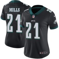 Nike Philadelphia Eagles #21 Jalen Mills Black Alternate Women's Stitched NFL Vapor Untouchable Limited Jersey