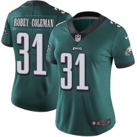 Nike Philadelphia Eagles #31 Nickell Robey-Coleman Green Team Color Women's Stitched NFL Vapor Untouchable Limited Jersey