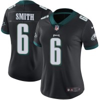 Nike Philadelphia Eagles #6 DeVonta Smith Black Alternate Women's Stitched NFL Vapor Untouchable Limited Jersey