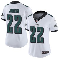 Nike Philadelphia Eagles #22 Sidney Jones White Women's Stitched NFL Vapor Untouchable Limited Jersey