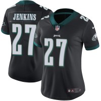 Nike Philadelphia Eagles #27 Malcolm Jenkins Black Alternate Women's Stitched NFL Vapor Untouchable Limited Jersey