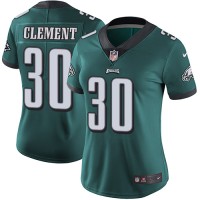 Nike Philadelphia Eagles #30 Corey Clement Midnight Green Team Color Women's Stitched NFL Vapor Untouchable Limited Jersey