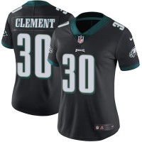 Nike Philadelphia Eagles #30 Corey Clement Black Alternate Women's Stitched NFL Vapor Untouchable Limited Jersey