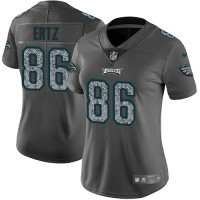 Nike Philadelphia Eagles #86 Zach Ertz Gray Static Women's Stitched NFL Vapor Untouchable Limited Jersey