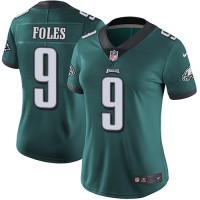 Nike Philadelphia Eagles #9 Nick Foles Midnight Green Team Color Women's Stitched NFL Vapor Untouchable Limited Jersey