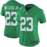 Nike Philadelphia Eagles #23 Rodney McLeod Jr Green Women's Stitched NFL Limited Rush Jersey