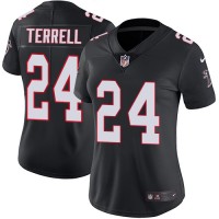 Nike Atlanta Falcons #24 A.J. Terrell Black Alternate Women's Stitched NFL Vapor Untouchable Limited Jersey