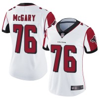 Nike Atlanta Falcons #76 Kaleb McGary White Women's Stitched NFL Vapor Untouchable Limited Jersey