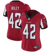 Nike Atlanta Falcons #42 Duke Riley Red Team Color Women's Stitched NFL Vapor Untouchable Limited Jersey