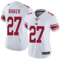 Nike New York Giants #27 Deandre Baker White Women's Stitched NFL Vapor Untouchable Limited Jersey