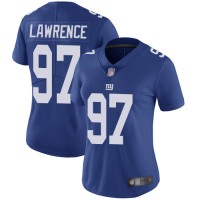 Nike New York Giants #97 Dexter Lawrence Royal Blue Team Color Women's Stitched NFL Vapor Untouchable Limited Jersey