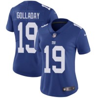 Nike New York Giants #19 Kenny Golladay Royal Blue Team Color Women's Stitched NFL Vapor Untouchable Limited Jersey