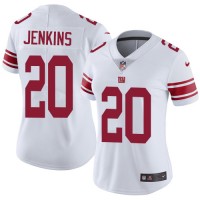 Nike New York Giants #20 Janoris Jenkins White Women's Stitched NFL Vapor Untouchable Limited Jersey