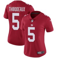 Nike New York Giants #5 Kayvon Thibodeaux Red Women's Stitched NFL Limited Inverted Legend Jersey