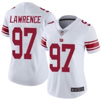 Nike New York Giants #97 Dexter Lawrence White Women's Stitched NFL Vapor Untouchable Limited Jersey