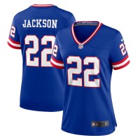 New York New York Giants #22 Adoree Jackson Royal Women's Nike Classic Player Game Jersey