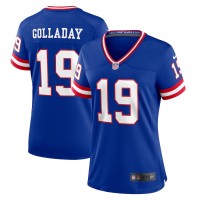 New York New York Giants #19 Kenny Golladay Royal Women's Nike Classic Player Game Jersey