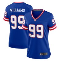 New York New York Giants #99 Leonard Williams Royal Women's Nike Classic Player Game Jersey