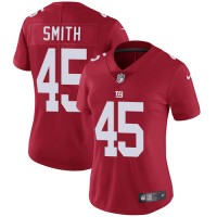 Nike New York Giants #45 Jaylon Smith Red Women's Stitched NFL Limited Inverted Legend Jersey